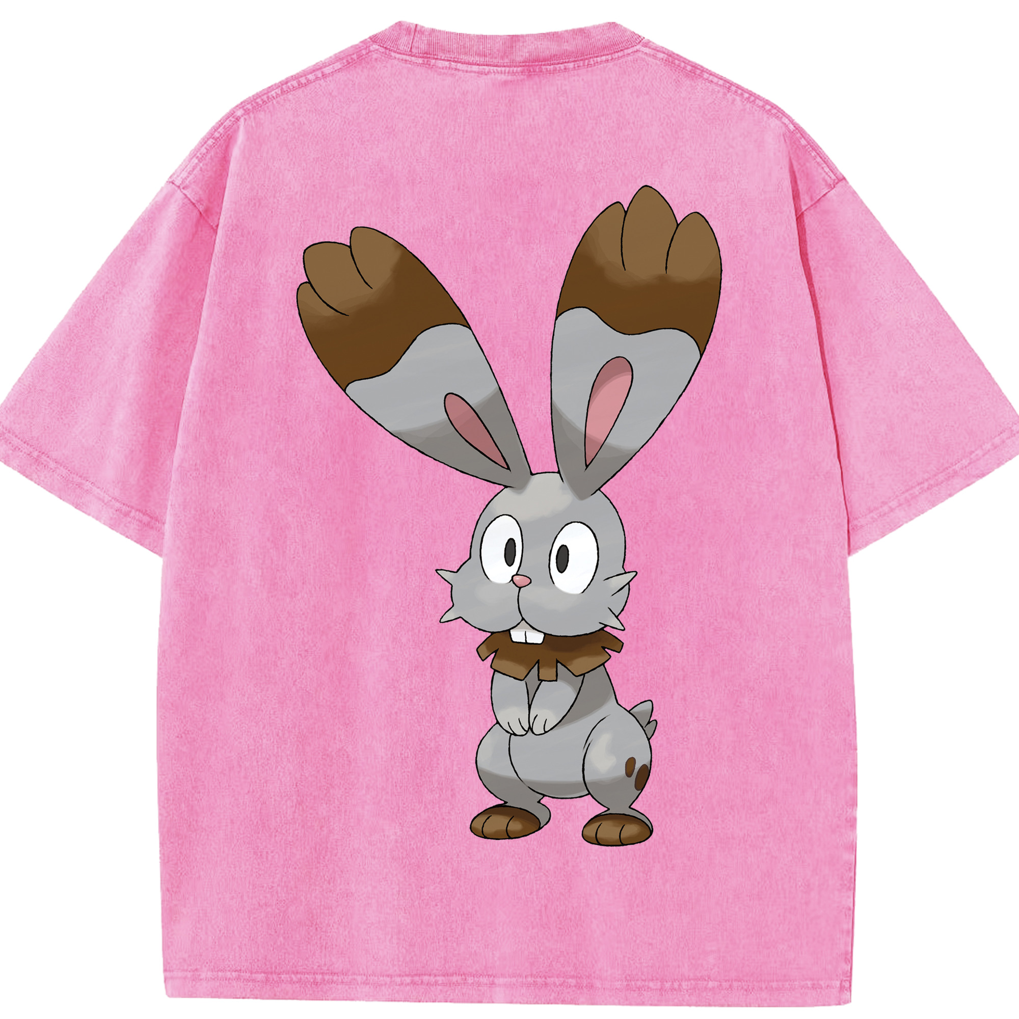 （画像用） ポケットモンスター Pokémon 綿100% ヴィンテージ風 半袖Tシャツ（背面プリント）